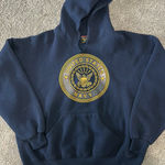 Soffe Vintage Navy hooded sweatshirt Photo 0