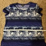 Simply Vera Top Womens L Used Blue Photo 10