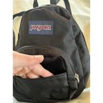 Jansport  Half Pint Mini Backpack Day Bag for Travel Black Back To School Fun EUC Photo 3