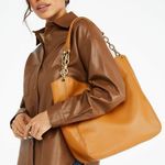 JustFab Camel Hobo Bag (NWT) Photo 1