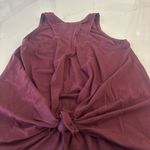 Lululemon  Women's Burgundy Sleeveless Tank Top Photo 1