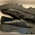 Franco Sarto NIB  Balin Lug-Sole Loafers, Women's 9 Wide, Black, Chunky, Platform Photo 0