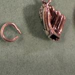 James Avery  Sterling Silver Baseball Glove Mitt Charm Photo 2