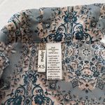 Japna  Blue Bohemian Floral Print Open Kimono‎ Cover Photo 1