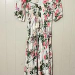 Showpo Lone Traveller Maxi Dress Floral Size 8 White Photo 2