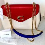 Coach NWT  Red and White Leather Crossbody Bag Photo 0