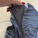 Lululemon Gray/Purple Scrunch Back Racerback Tank Sz 4-6 Photo 3