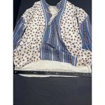 Free People  Floral Boho Hippie Gypsy Striped Lightweight Mini Sun Dress Small Photo 11