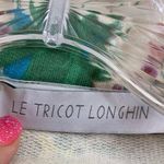 Le Tricot Longhin Floral Green Funky Blazer Size L Photo 1