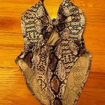 Nasty Gal Snakeskin Bodysuit Photo 3