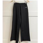 FIGS High Waisted Salina FORMx Wide Leg Scrub Pants in Black, Size XXS Petite Photo 9