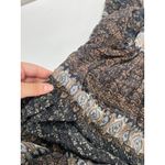 Vanessa Bruno Dress‎ Womens 38 Medium Santana Black Multicolored Printed Silk Photo 9