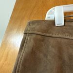 Talbots 100% Goat Stretch Suede Leather Pants Luxury NWT Side Zip Petite 16P Photo 9