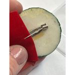 Handmade Christmas Reindeer Brooch With Glitter Wreath & Red Bow Green Photo 1