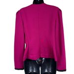 Vintage Manikin Fusia Double Breasted Crewneck Blazer Size 4 Red Size M Photo 5