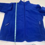 Talbots Petites Royal Blue Polar Fleece Zipper Jacket Long Sleeve EUC XLP Photo 9