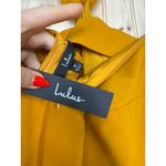 Lulus NWT  Mesmerizing Perfection Yellow Halter Neck Backless Maxi Dress Size M Photo 6