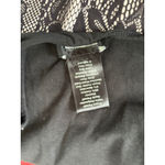 Ann Taylor  Black Lace Overlay Top Women's Size Small Short Sleeve Shell‎ Career Photo 2