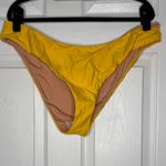 J.Crew NWT Curved-Waist Cheeky Bikini Bottom Warm Maize Size XXL Photo 3