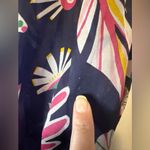 CeliaB Barbara Floral Crepe Dress – Navy – Size XS Blue Photo 9