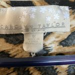 Carolyn Taylor  Black and Tan Patterned Blouse 1X Photo 1