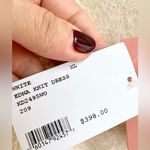 Cult Gaia  Edna knit off shoulder cream mini dress XL new with tags Photo 6