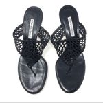 Charles David  black leather slides Photo 2