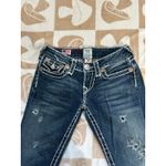 True Religion Vintage Y2K True Religion Julie T White Stitching Low Rise Skinny Jeans Size 26 Photo 9