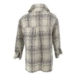 Angels & Castles Tweed Blazer Jacket Plaid Bouclé Wool Polyester Blend Medium Black Photo 4