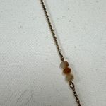 Gold Tone Leaf Pendant Extra Long Necklace Women’s Costume Jewelry Brown Photo 4