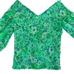 Steve Madden NWOT BB Dakota Wrapped Up In You Smocked Bodice Top Size XS Photo 5