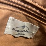 st. john's bay  Tote Shoulder Crossbody Bag Purse Brown Tan Zip Pocket Women Photo 6