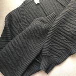 Alo Yoga Cable Knit Shawl Black One Size Photo 12