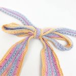 Hollister Crochet Stripe Halter Crop Top Boho Bohemian Festival Pink Multicolor Photo 8