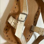 UGG  White and Silver Braided Sandals Photo 4