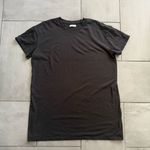 Madewell Tina Solid T-shirt Dress in Black Photo 1