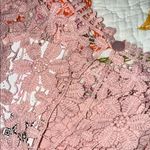 Hailey & Co. women’s size small pink solid sleeveless top with lace detail new Photo 4