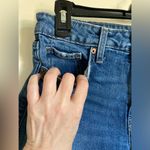 Old Navy 🌞 O.G. Short High Rise Medium Wash Distressed Cuffed Denim Shorts Photo 3