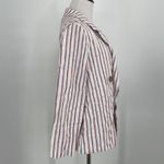 Anthropologie  Dolan Lined Striped Double Breasted Blazer Size Small Photo 5