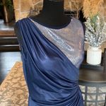 Adrianna Papell 🛍️  Navy Blue Sequined Dress Photo 2