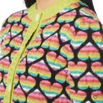 Marco Rambaldi Jacquard Hearts Cardigan Green Photo 1