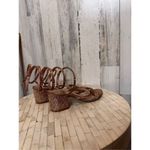 Windsor  Cue The Glamour Satin Rhinestone Sprial Heels Photo 4