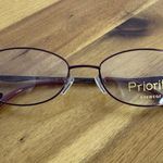 Priority Eyewear Marissa C2 round full rim eyeglasses 52 17 135 Purple Photo 0
