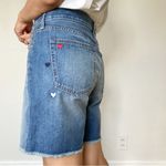 Sundry  heart embroidered denim shorts Photo 4