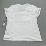 Tommy Hilfiger NWT Jeans Shirt 0X Womens White Graphic Tee Short Sleeve Top Photo 1