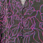 Equipment  Cornelia Button Down Blouse size Small Floral Print Long Sleeves Photo 4