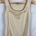 Nic+Zoe  Beige Texture Tank Size Pm Photo 0