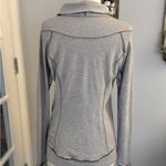 LululemonThink Fast Pullover Mini Check Pique White Heathered Slate / White Photo 5
