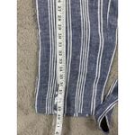 Hatley Women Blue White Paper Bag Pants Beach Stripes Wide Leg Pants Belted XL Size undefined Photo 9
