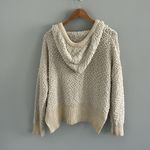 POL Popcorn Chenille Hooded Sweater Photo 4